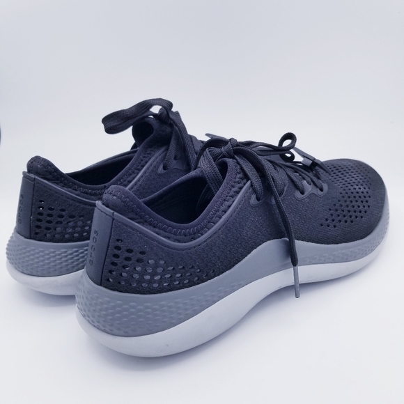 Crocs Literide 360 Pacer Women's size 10 Black Gray Casual Shoes 206705 - Picture 9 of 16